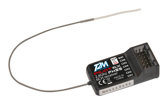 T2M Pilot 6X FHSS 6-Kanaals 2.4GHz Mini Ontvanger