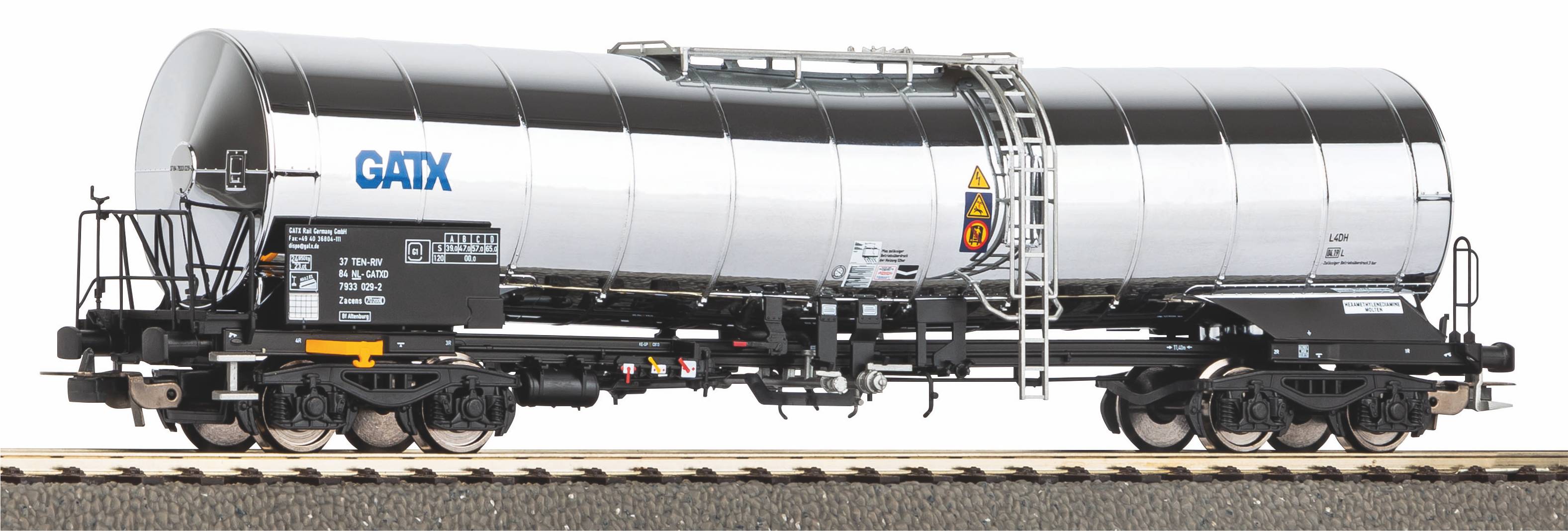 Piko Chemieketelwagon GATX NL VI H0