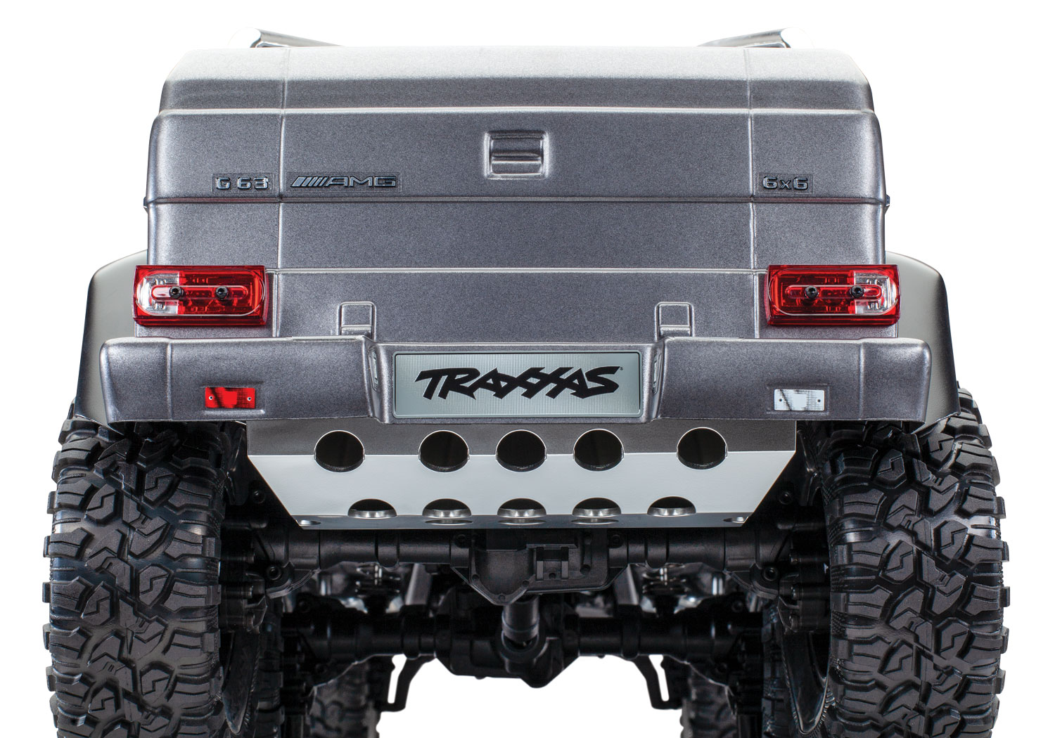 Traxxas TRX-6 Mercedes-Benz G 63 AMG 6X6 Electric Trail Truck RTR 1/10 Clipless Flat Silver