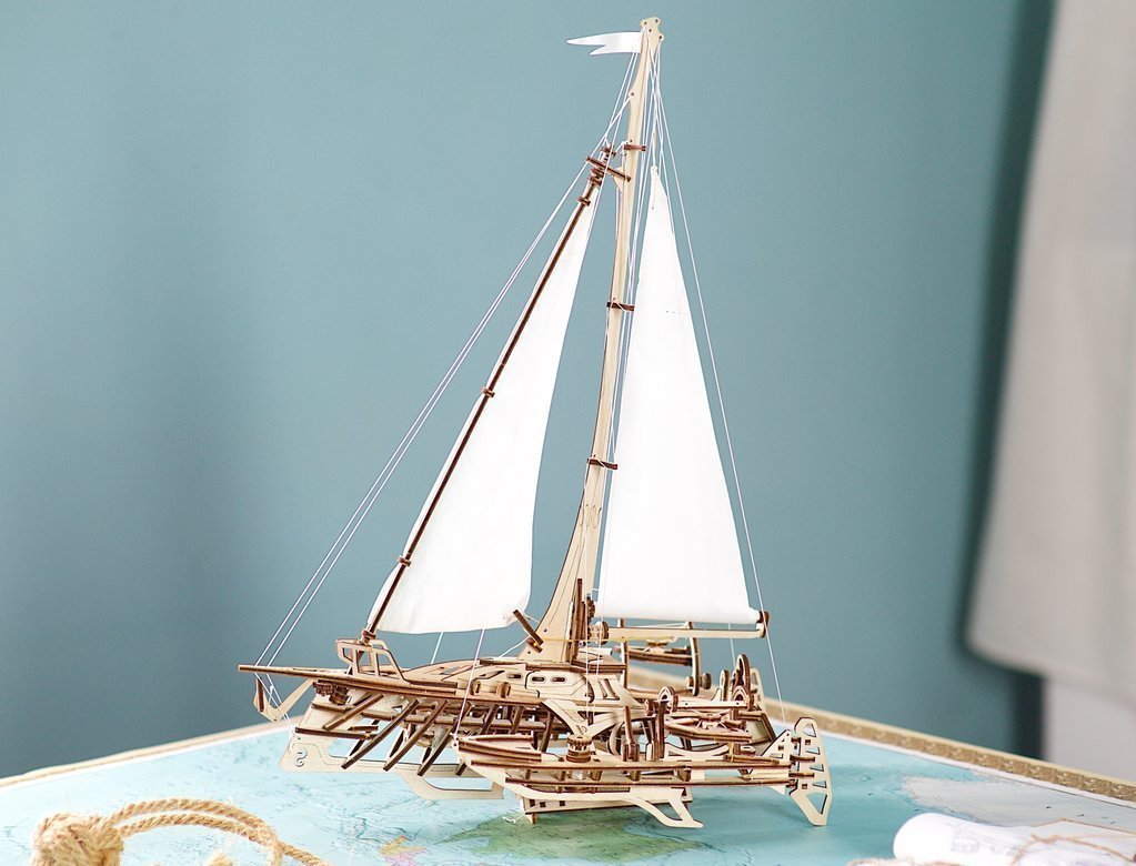 U-Gears Trimaran Merihobus mechanisch houten bouwpakket