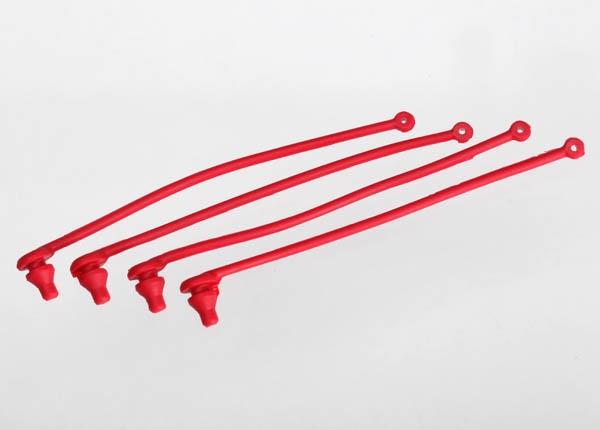 Traxxas Body clip retainer red (4)