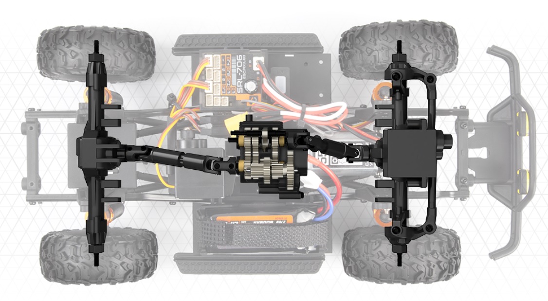 HPI Venture 18 Toyota Hilux SR5 Crawler Black 1/18