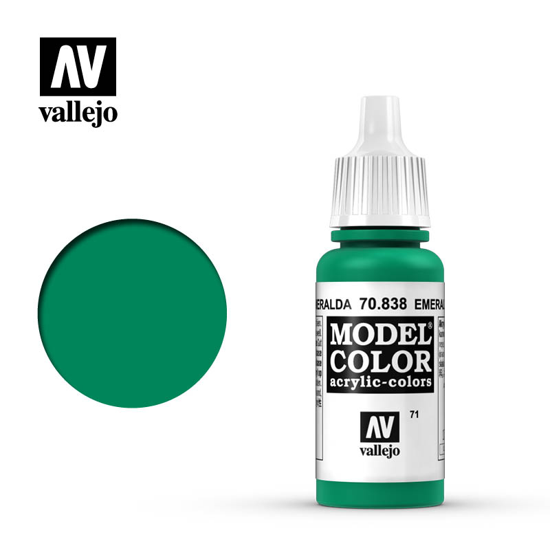 70838 Vallejo Emerald Model Color 17ml
