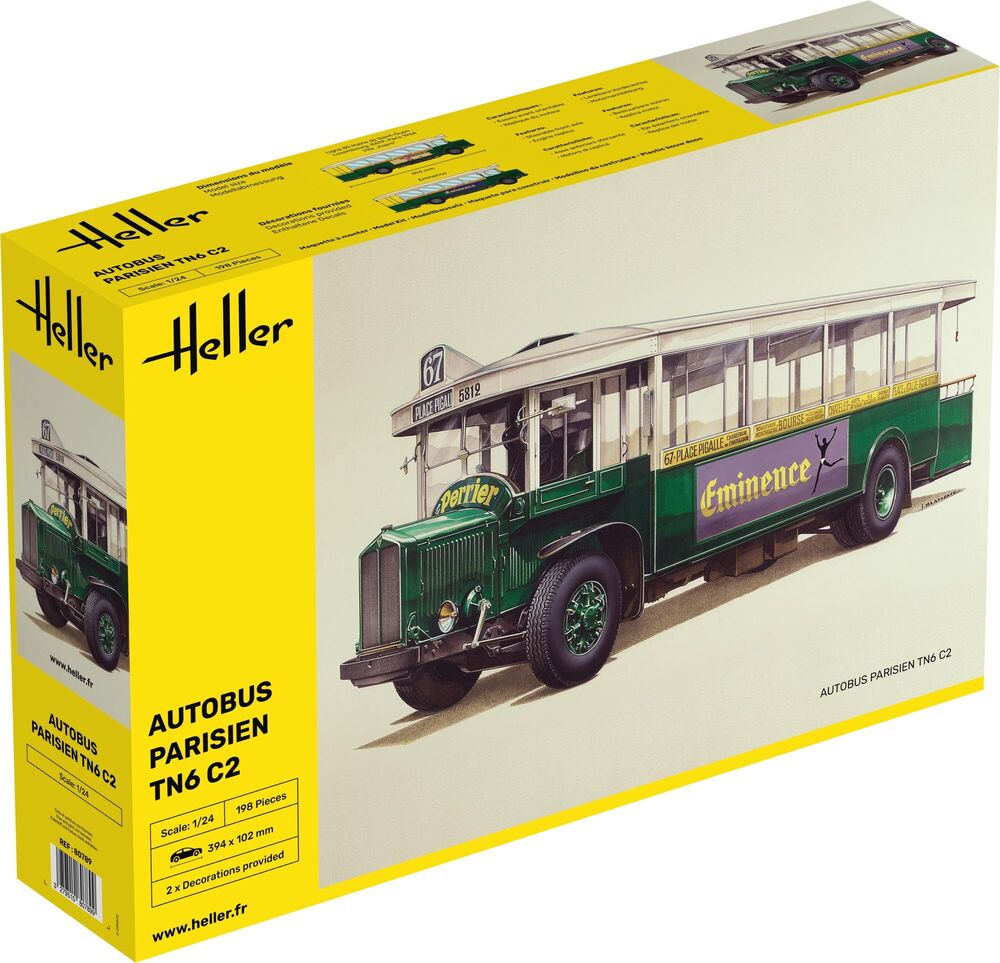Heller Autobus Parisien TN6 C2 1/24