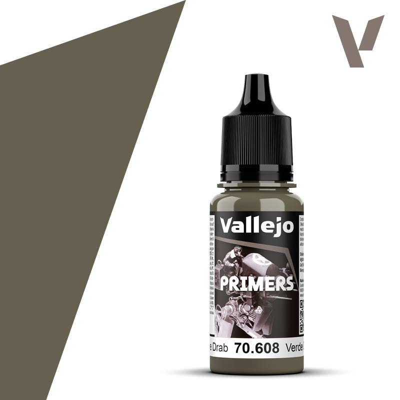 70608 Vallejo Surface Primer USA Olive Drab 17ml