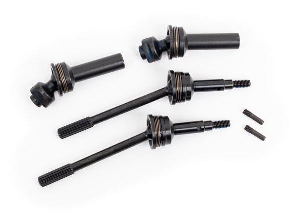 Traxxas Driveshafts rear extreme heavy duty steel-spline constant-velocity (complete assembly includes 6mm stub axle) (2) (for use with #9080 upgrade kit)