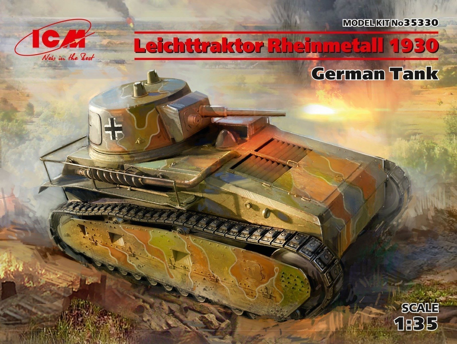 ICM Leichttraktor Rheinmetall 1930 German Tank 1/35