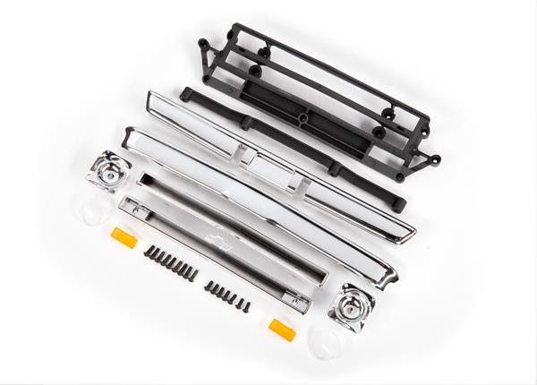Traxxas Body accessories Chevrolet C10 chrome (includes grille (upper & lower) headlight housings (left & right) bumpers (front & rear) mounting retainers and hardware)