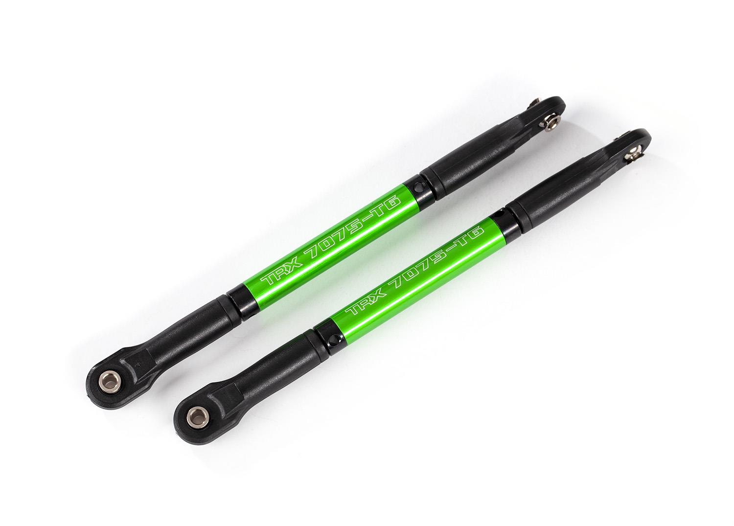 Traxxas Push rods aluminum (green-anodized) heavy duty (2) (assembled with rod ends and threaded inserts)
