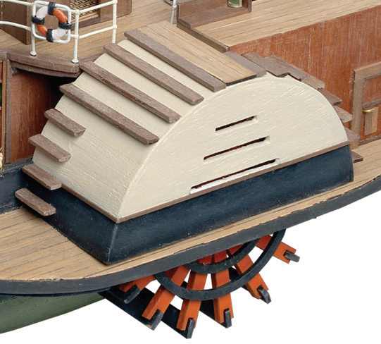 Disarmodel Wood Paddle Tug Vanguard 1/50