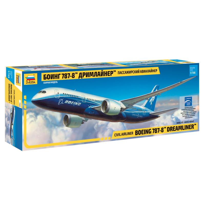 Zvezda Civil airliner Boeing 787-8' Dreamliner' 1/144