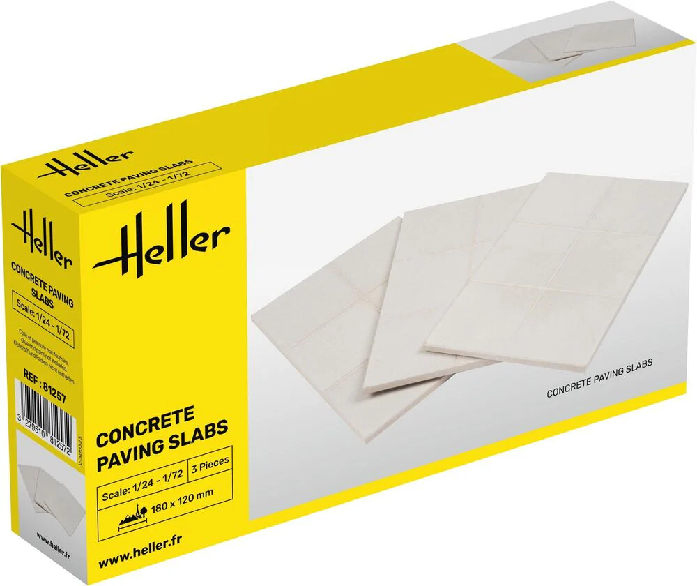 Heller Concrete Paving Slabs 1/24 - 1/72