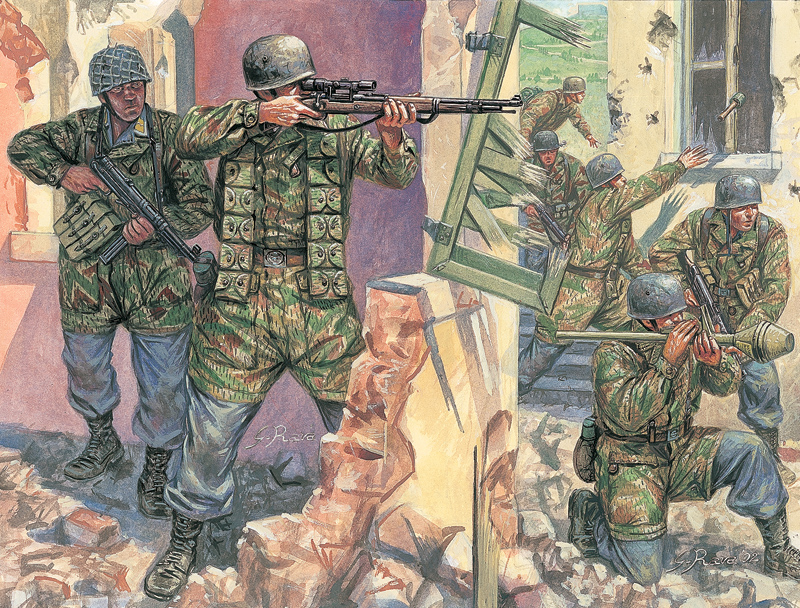 Italeri German Paratroopers 1/72
