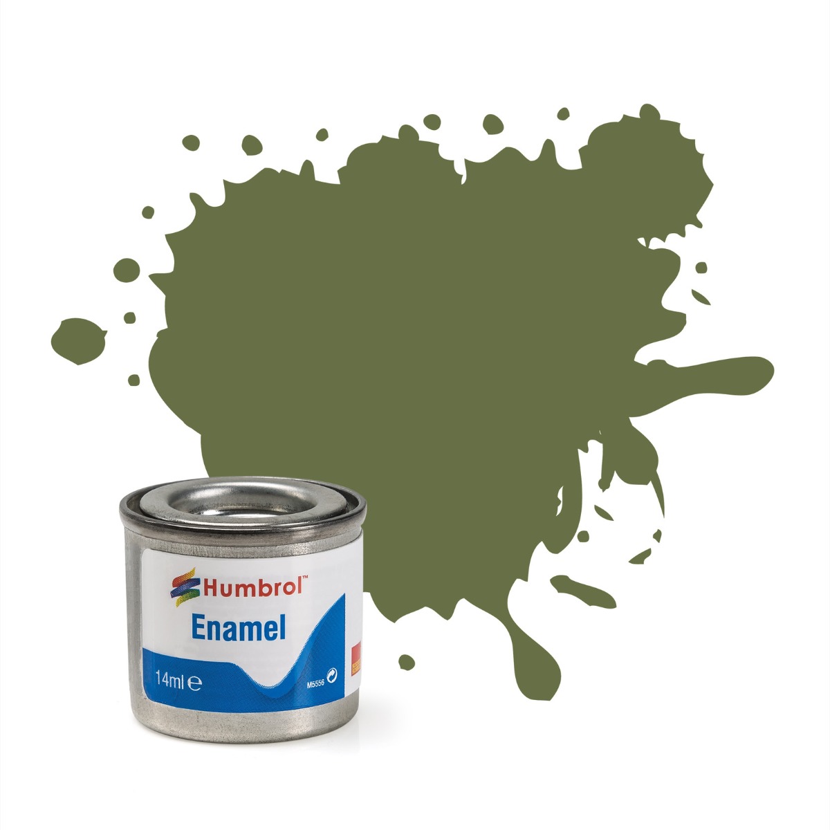 80 Grass Green enamel flat 14ml Humbrol