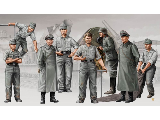 Trumpeter German “Morser Karl ”gun Artillery crew 1/35