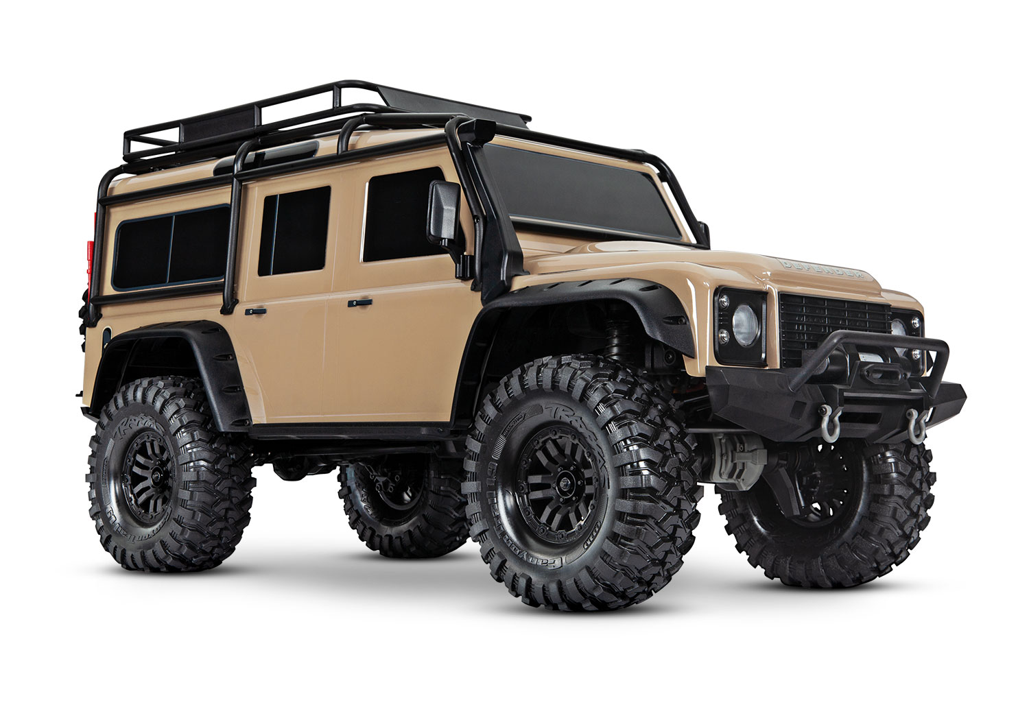Traxxas Land Rover Defender TRX-4 4WD Scale and Trail  Crawler Fully-Assembled 1/10 Clipless Sand