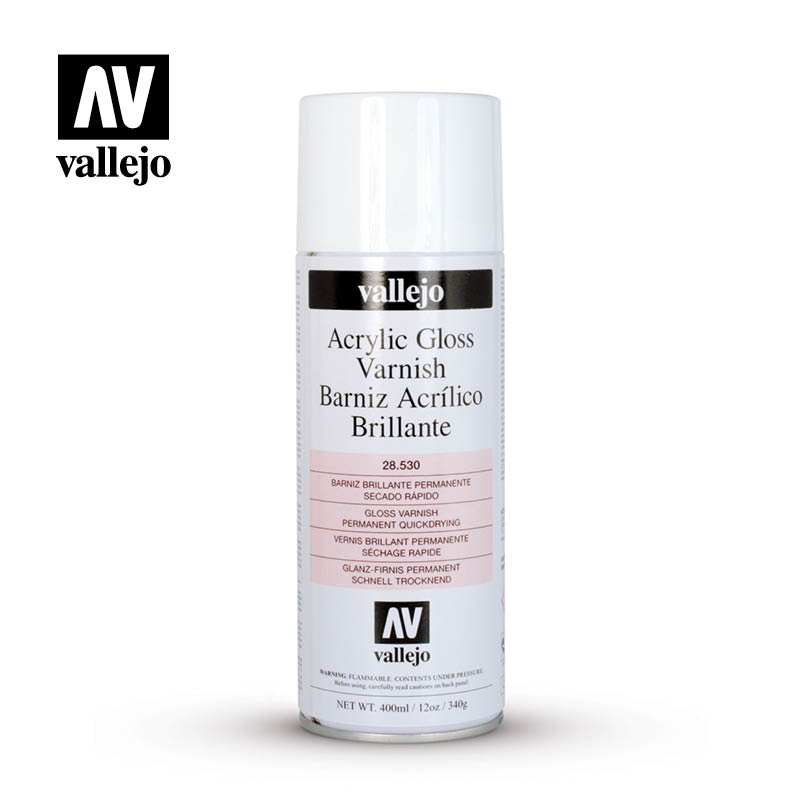 Vallejo Gloss Varnish Spray 400ml