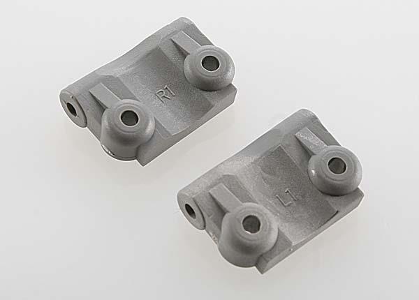 Traxxas Mounts suspension arm (rear) (+/- 1-degree) (l&r) (grey)