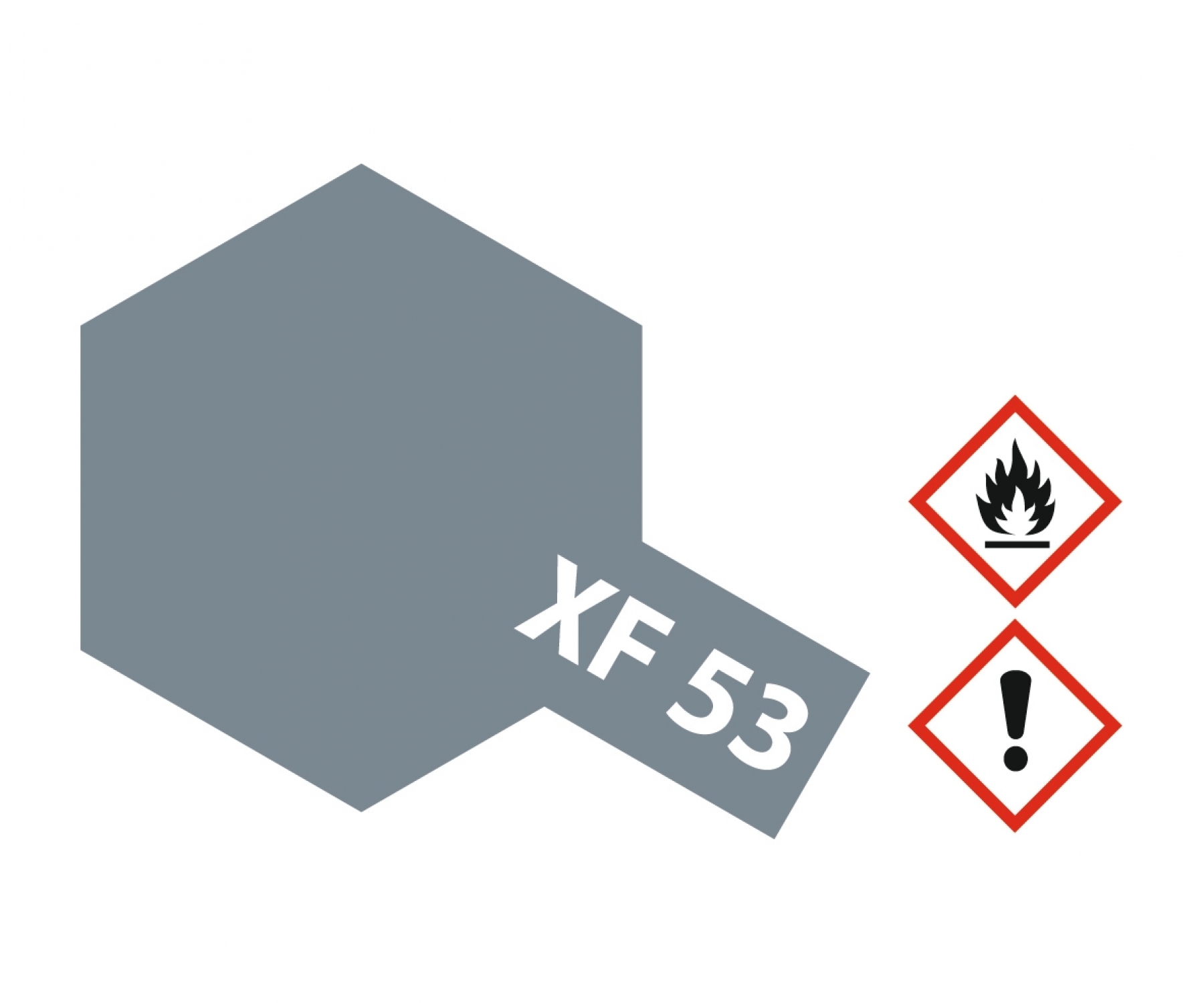 XF53 Potje Neutral Grey flat 23ml Tamiya