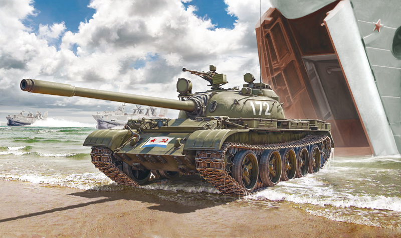Italeri T-55 A Main Battle Tank 1/72