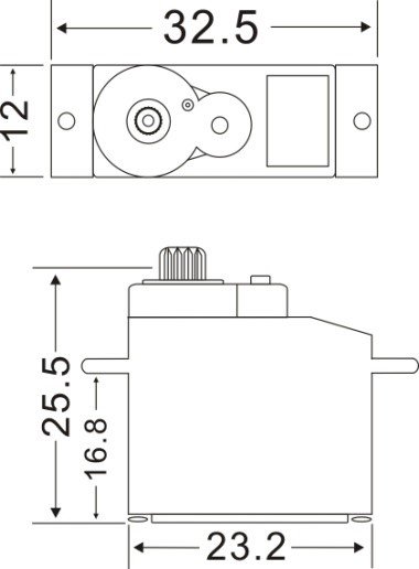 Master DS2312 MG Digital Servo