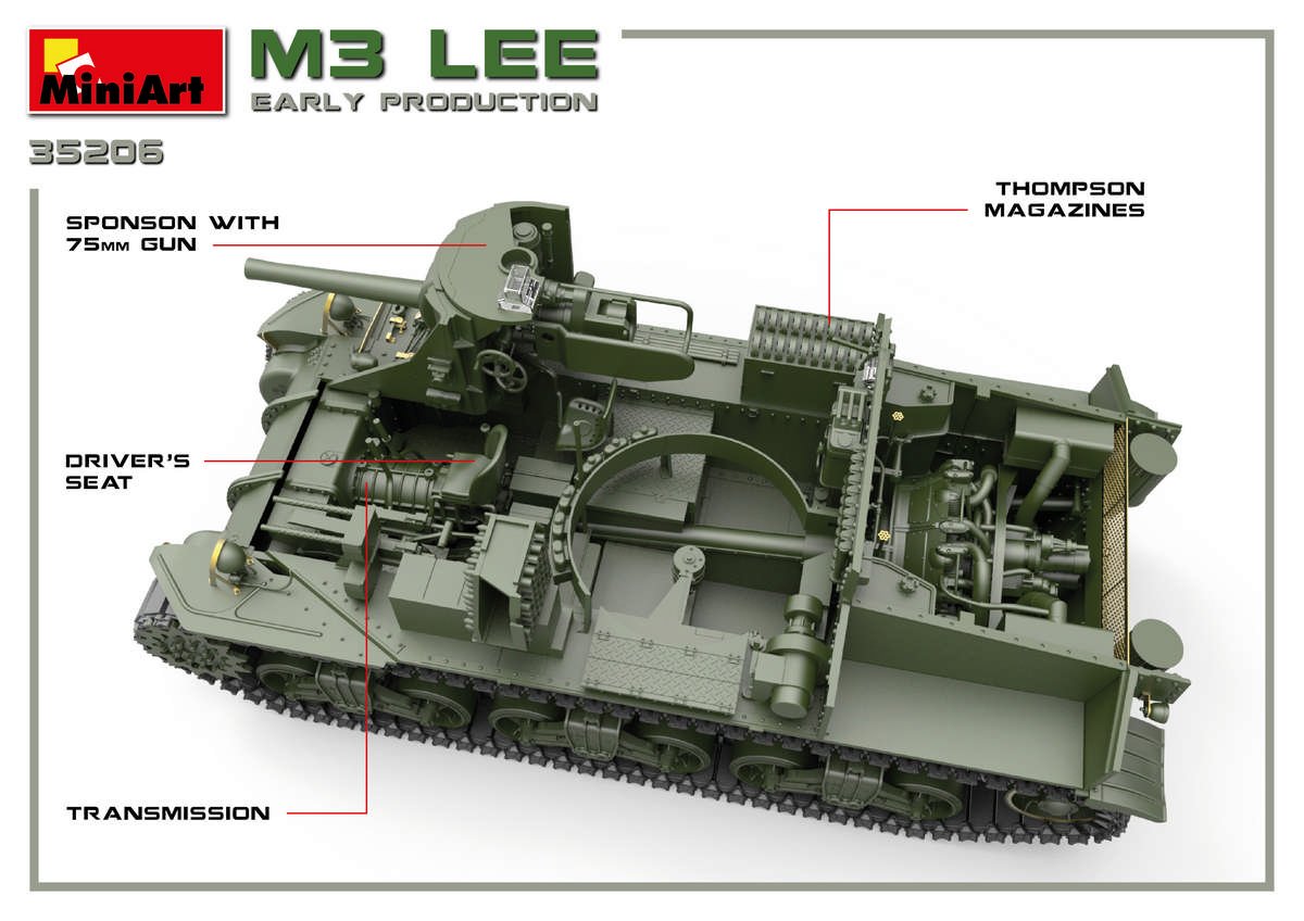 MiniArt M3 Lee Early Production 1/35