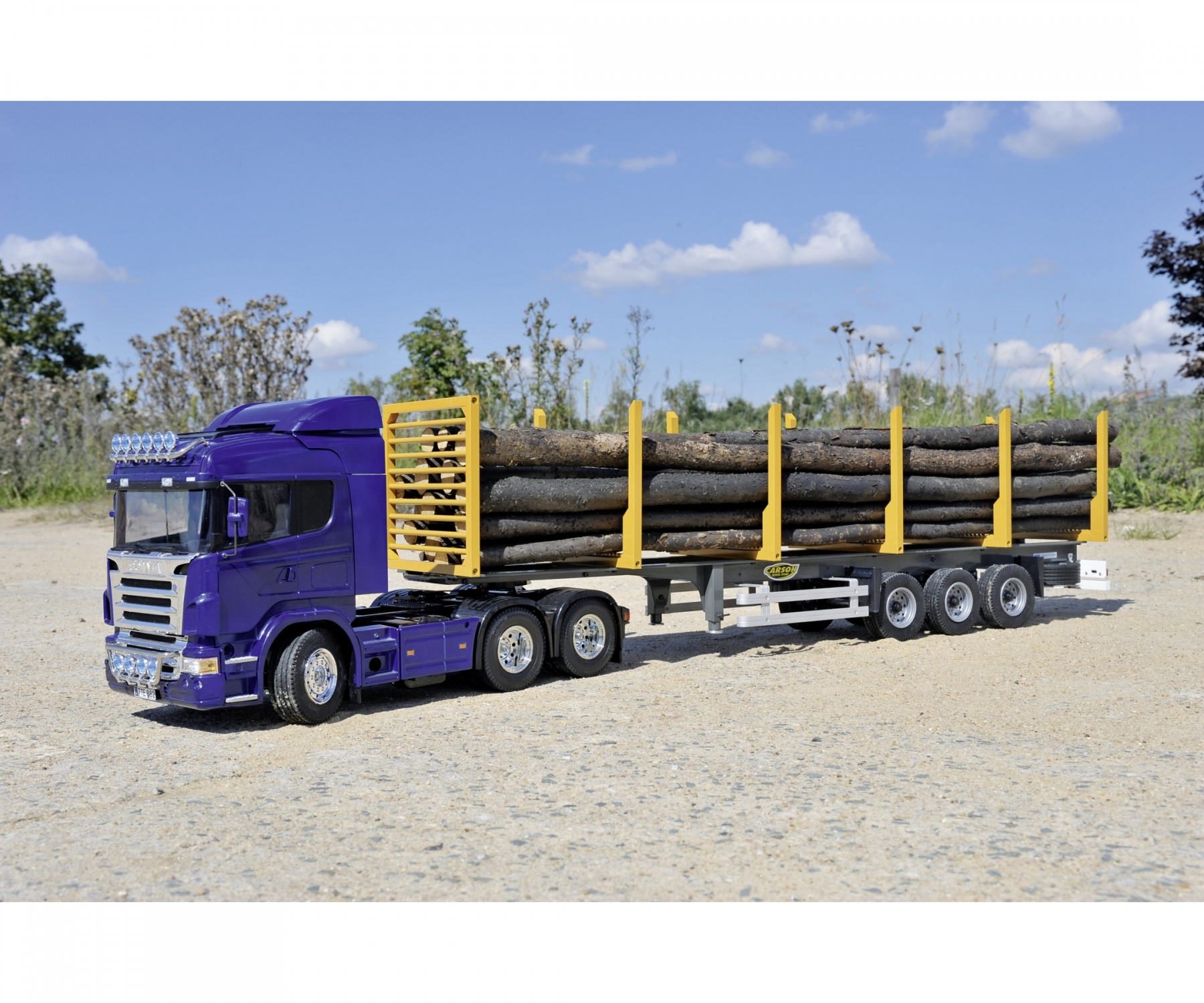 Tamiya	Scania R620 6x4 Highline Blue Edition R/C Truck Kit 1/14