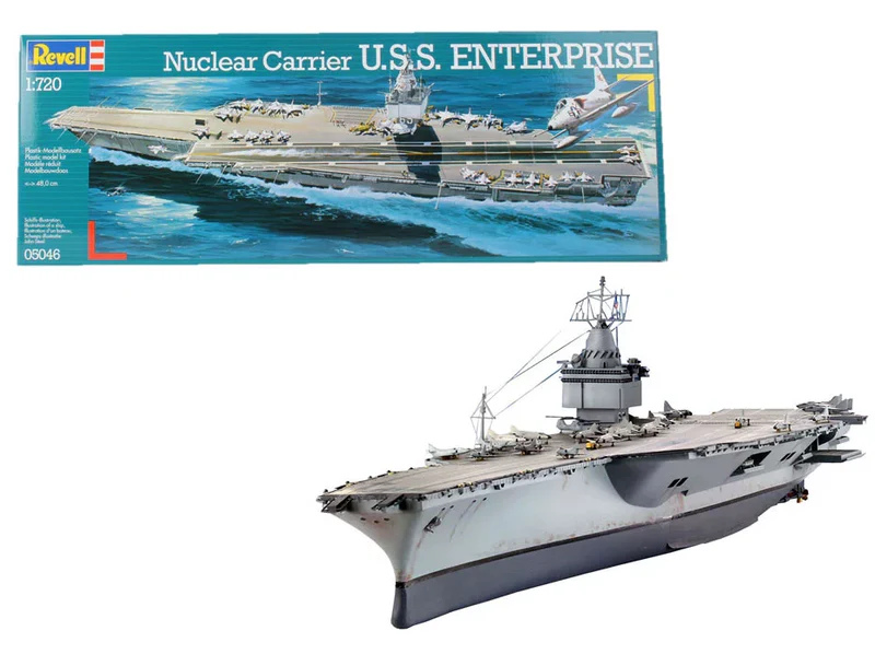 Revell Nuclear Carrier U.S.S. Enterprise 1/720