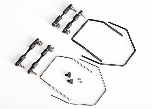 Traxxas Sway bar kit, XO-1® (front and rear) (includes front and rear sway bars and adjustable linkages)
