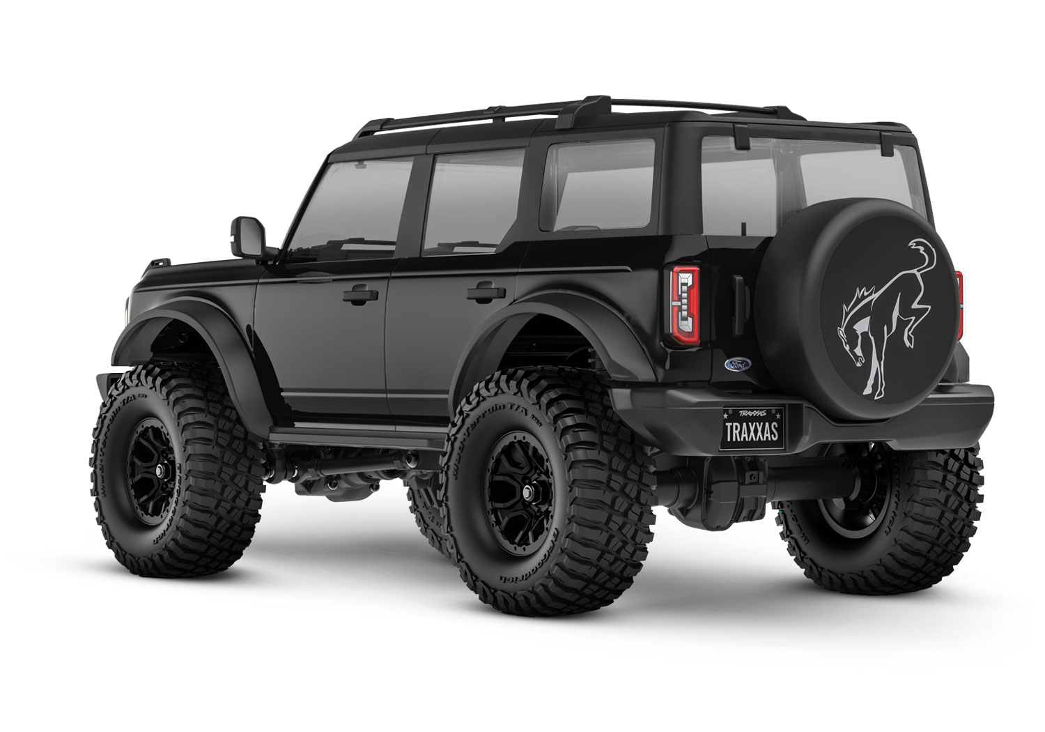Traxxas TRX-4M Bronco 4WD Electric Scale and Trail Crawler with TQ 1/18 BLACK