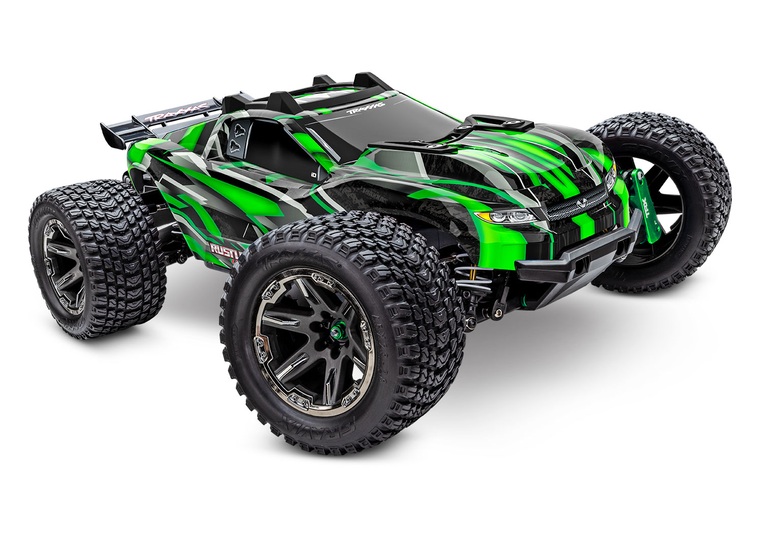 Traxxas Rustler 4X4 VXL ULTIMATE TQi TSM High-Performance Brushless Stadium Truck 1/10 Green
