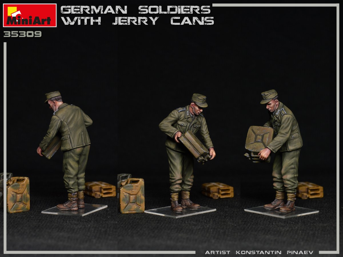 MiniArt German Soldiers with Jerry Cans 1/35