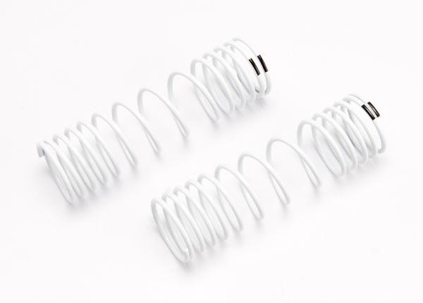 Traxxas Springs rear (white) (progressive rate) (2)