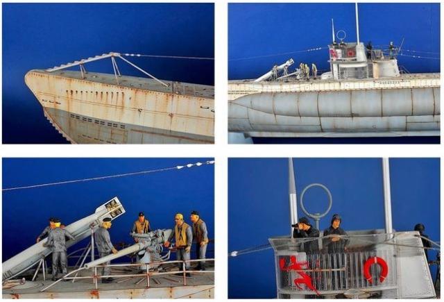 Trumpeter DKM U-Boot Type VIIC U-552 1/48