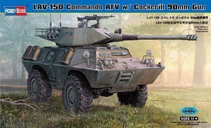 HobbyBoss LAV-150 Commando AFV w/ Cockerill 90mm Gun 1/35