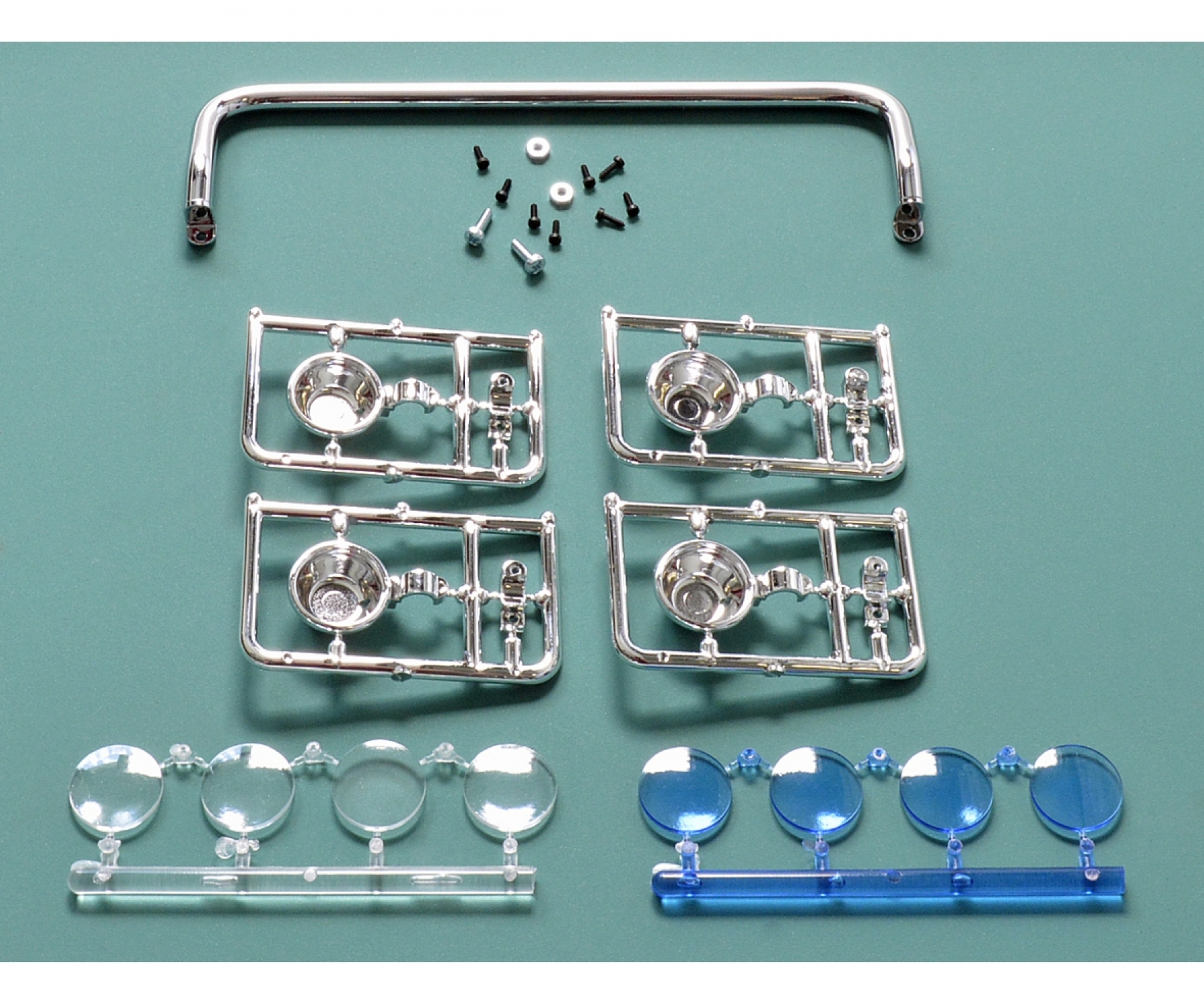 Carson Daklampenbeugel voor Tamiya Scania (boven) 1/14