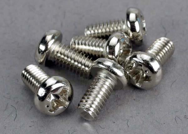 Traxxas Screws 3x6mm roundhead machine (6)