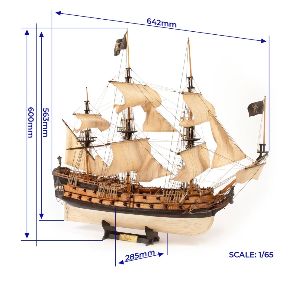 Occre Pirate Ship Royal Fortune 1/65