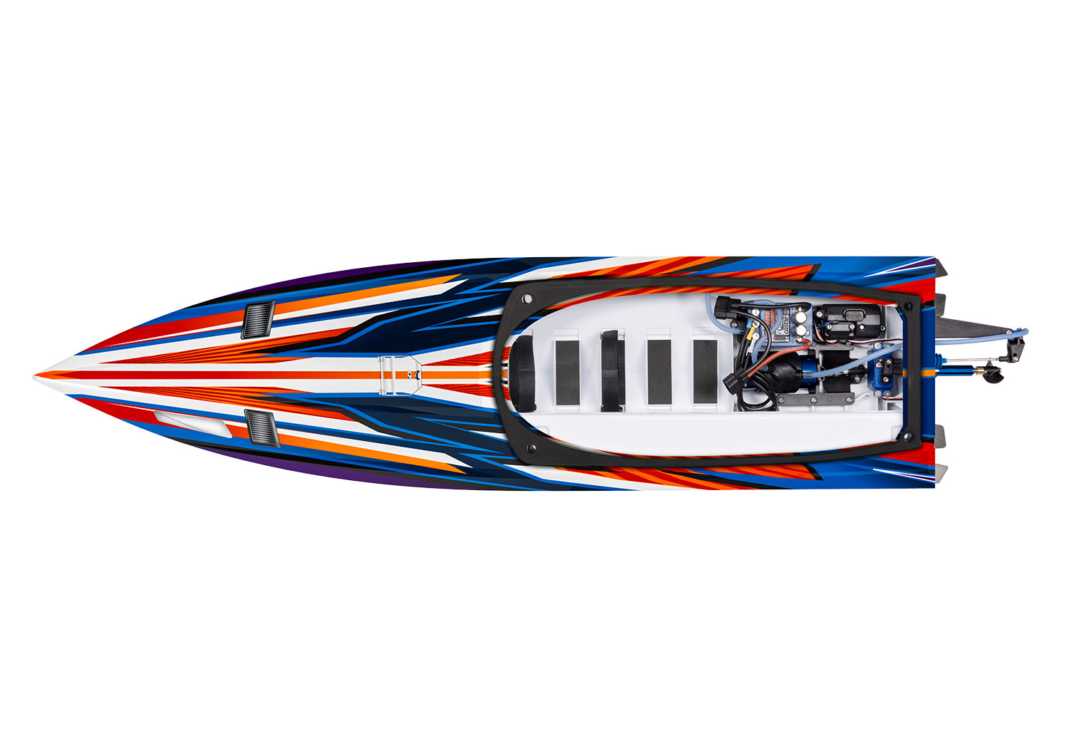 Traxxas Spartan SR36 Brushless Race Boat TQi TSM RED