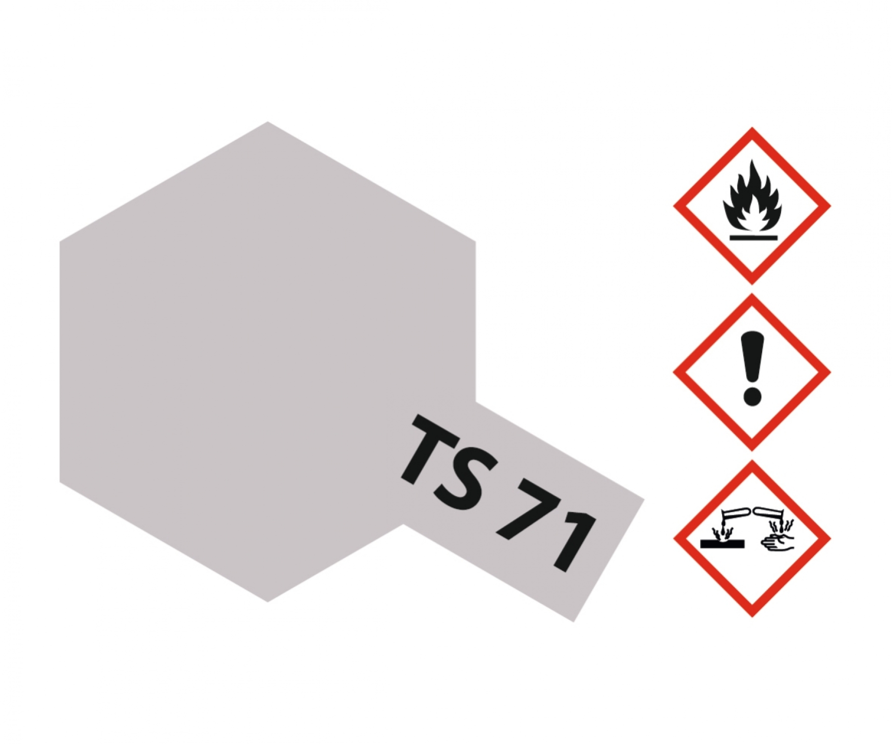 TS71 Spray Smoke Flat 100ml Tamiya