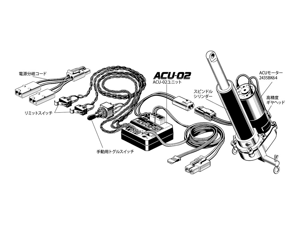 Tamiya Electric Actuator Set ACU-02 for R/C Tow Truck  1/14