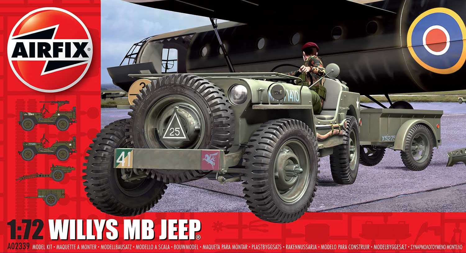 AirFix Willys British Airborne Jeep Set 1/72