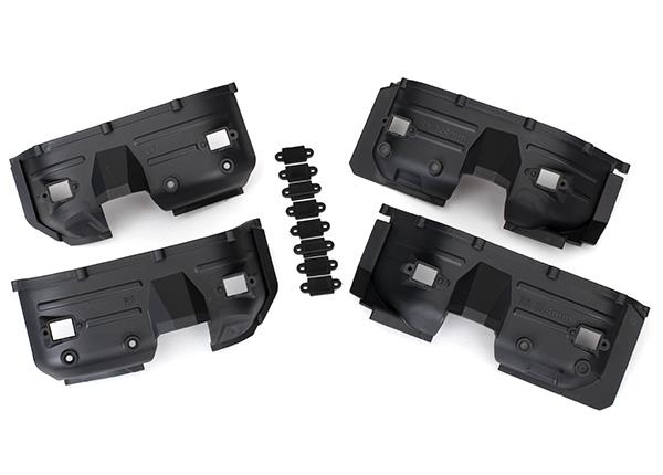 Traxxas Fenders inner front & rear (2 each)/ rock light covers (8)