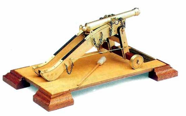 Mantua Model Piedmontese Powder Cannon 18th Century  1/17