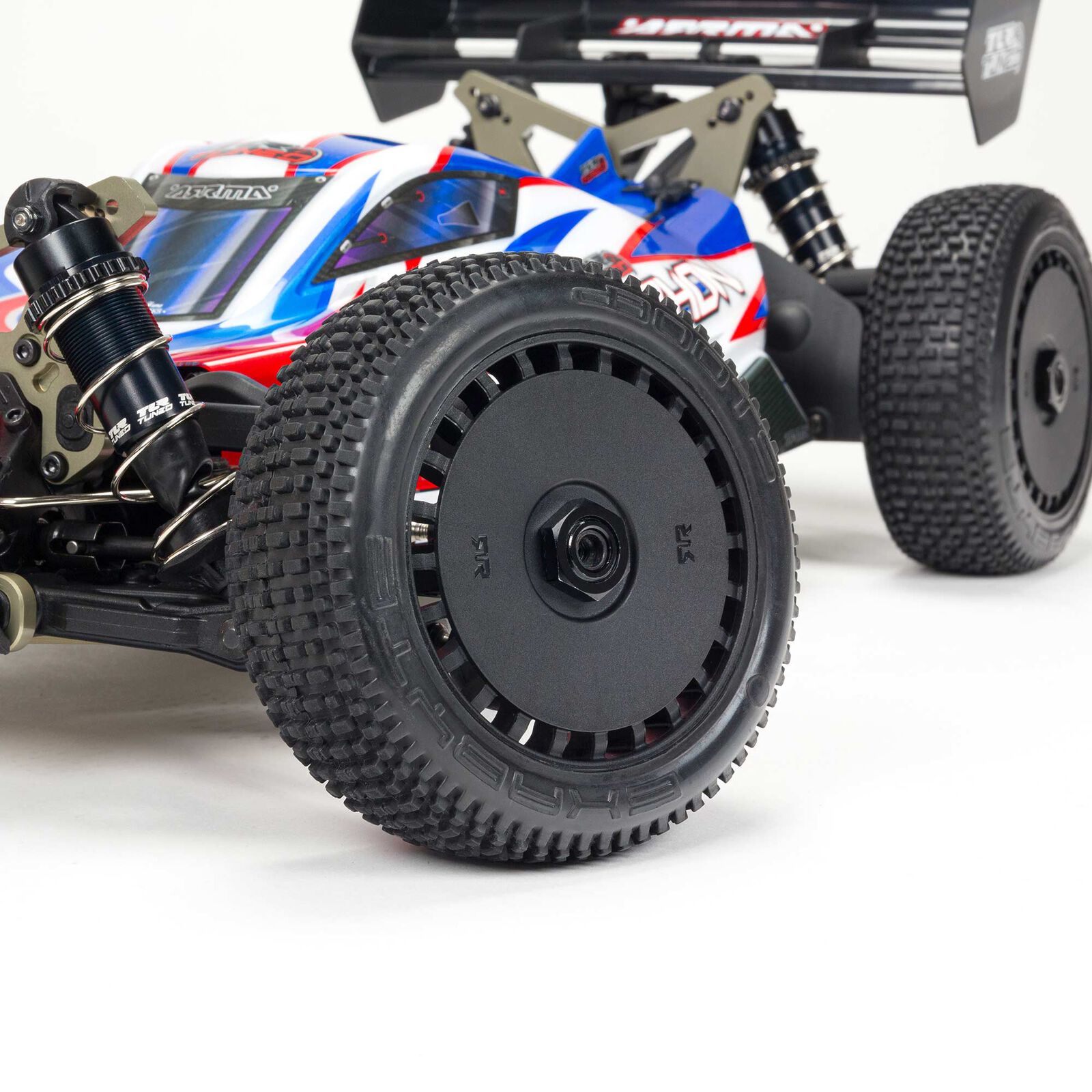 Arrma TLR Tuned TYPHON 6S 4WD BLX RTR, Red/Blue Buggy 1/8