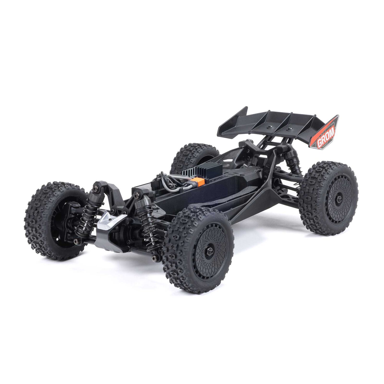 Arrma TYPHON GROM MEGA 380 Brushed 4X4 Small Scale Buggy RTR with Battery & Charger Red/White 1/18