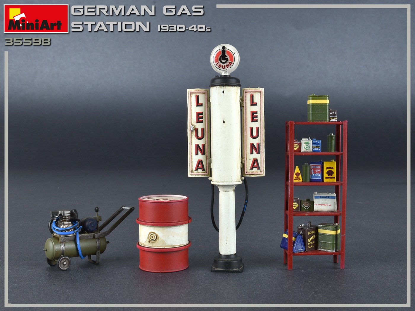 MiniArt German Gas Station 1930-40s 1/35