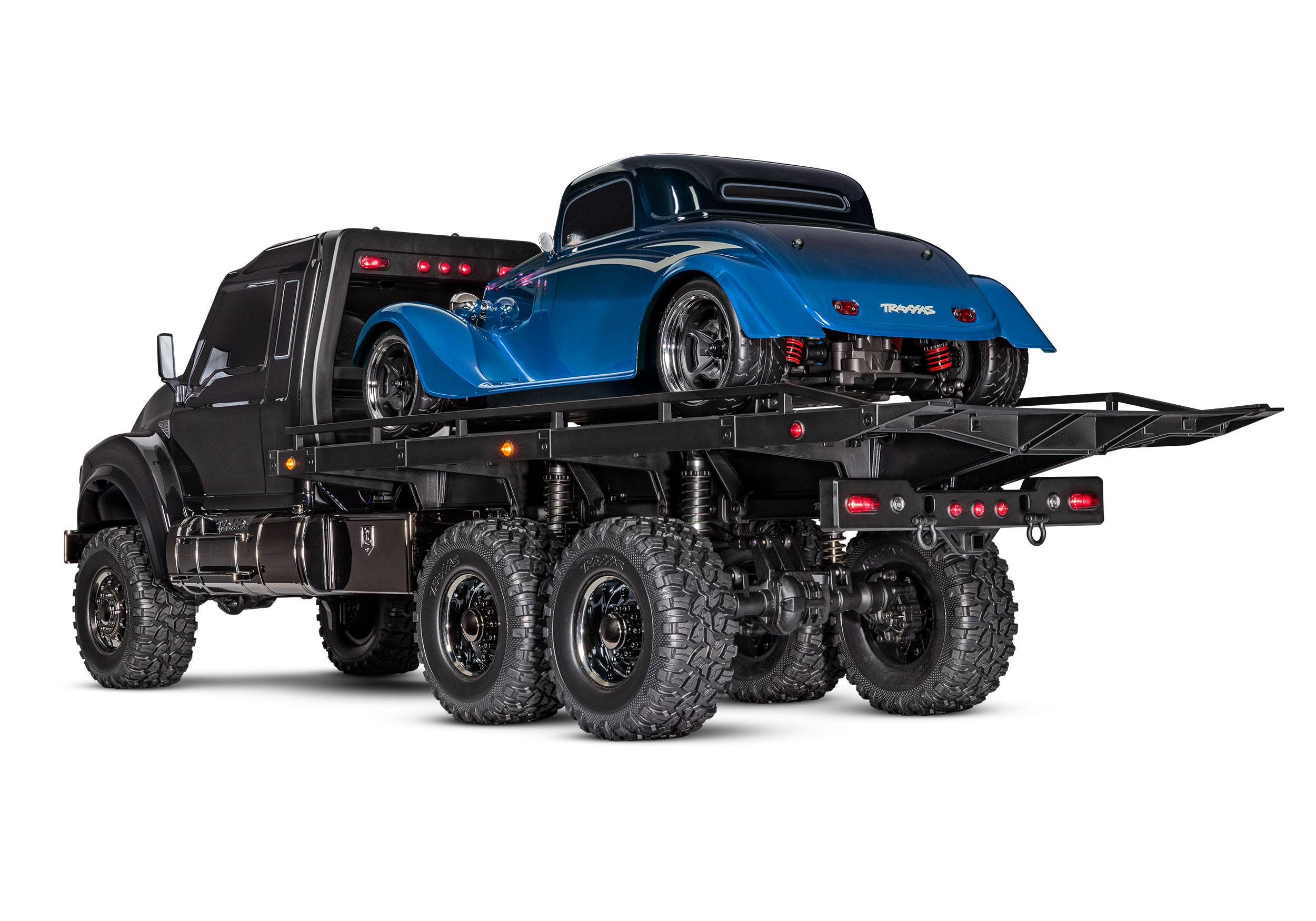 Traxxas Ultimate RC Hauler Truck with Winch Black RTR 1/10