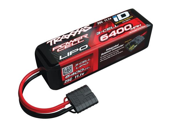 Traxxas Power Cell LiPo Accu 6400mAh 11.1 Volt 3S 25C iD connector