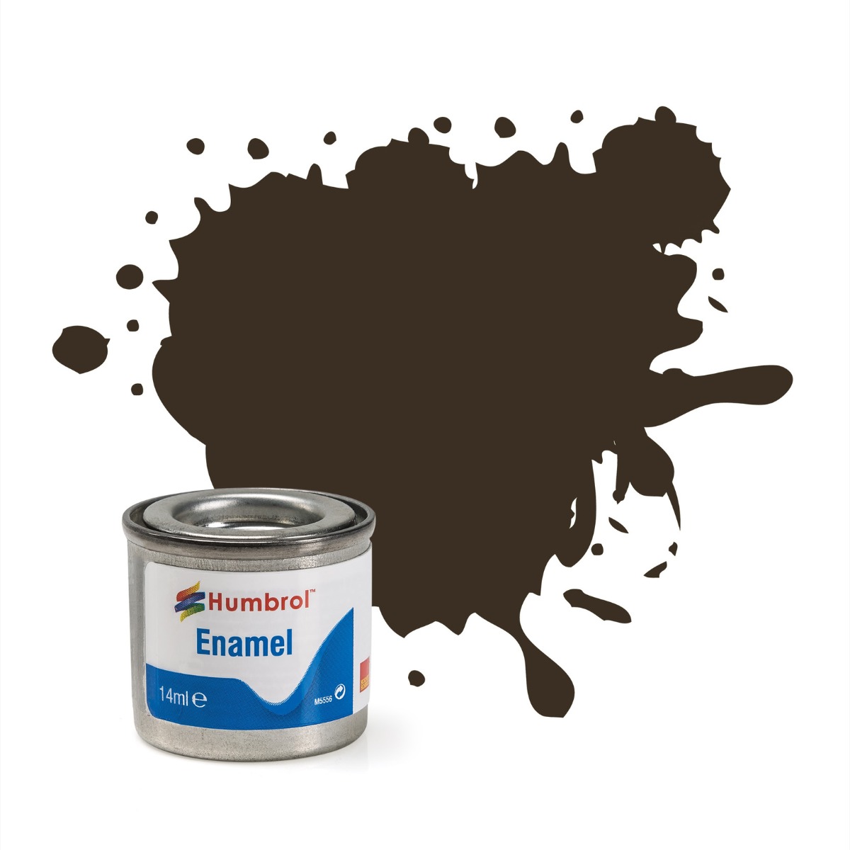 10 Service Brown enamel brillant 14ml Humbrol